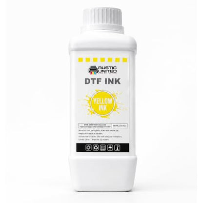 Premium DTF Ink Refill 500ml for Heat Transfer Printing, Compatible with Epson ET-8550, ET-8500, XP-15000, L1800, L805, R1390, R2400, DX5, DX7, XP600, I3200 Printers (Yellow, 500ml) - color: Yellow, size: 500ml