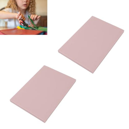 10PCS Rubber Stamp Carving Block, Soft DIY Printmaking Stamp Making Kit, Easy to Carve Engraving Blocks for Scrapbooking and Craft Projects (Pink) - color: Pink