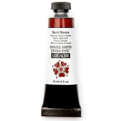 Daniel Smith Extra Fine Gouache 15ml Tubes Burnt Sienna 15 ml