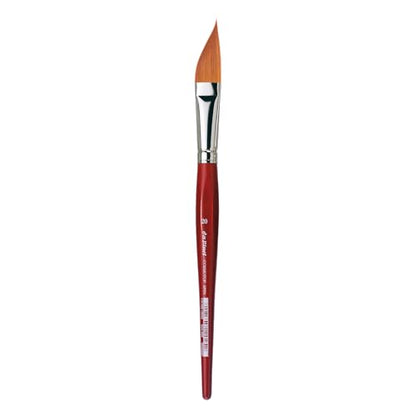 da Vinci Watercolor Series 5587 CosmoTop Spin Paint Brush, Slant Liner Synthetic with Red Handle, Size 20 - size: Size 20, style: Slant Liner