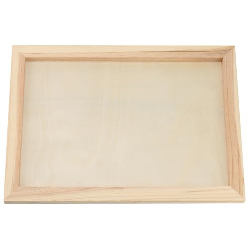 LEXININ 12 Pack 9 x 12 x 1/2 Inch Wood Canvas Panels, Unfinished Wooden Canvas Boards, Cradled Wood Pouring Panels for Painting, Arts Crafts