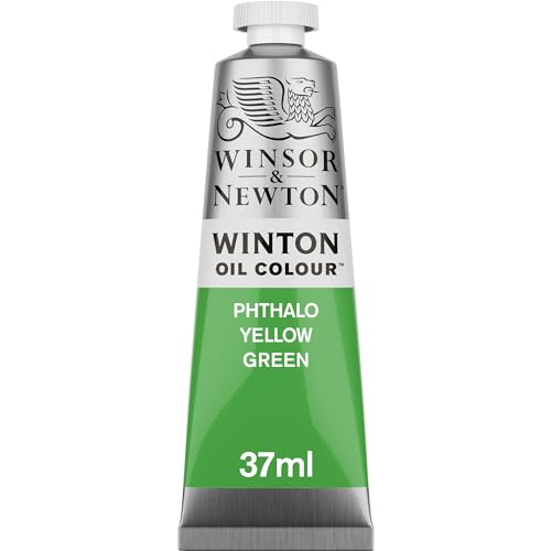 Winsor & Newton Winton Oil Color, 37ml (1.25-oz) Tube, Phthalo Yellow Green - color: Phthalo Yellow Green, size: 1 Count (Pack of 1), style: 1.25-oz Tube