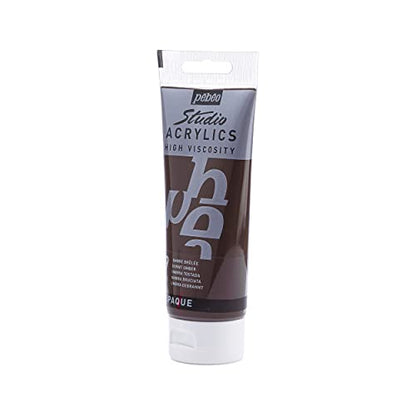 Pebeo - Acrylic Fine Studio Acrylics - Burnt Umber - Burnt Umber 100ml/3.38oz - color: Burnt Umber