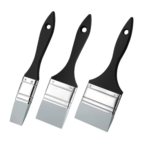 Silicone Brushes for Painting, Reusable Color Shaper Tool for Artists and DIY Projects, 3Pcs 1in 2in 3in - size: 3Pcs 1in 2in 3in