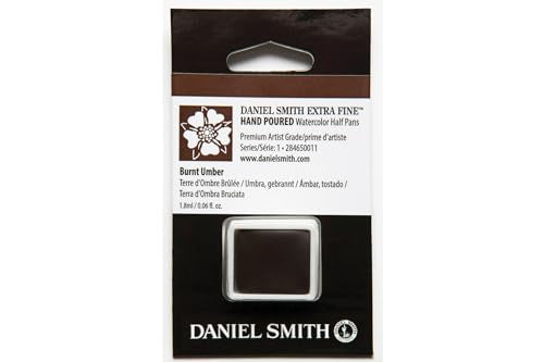 Daniel Smith Extra Fine Watercolor Half Pan - Burnt Umber - color: Burnt Umber