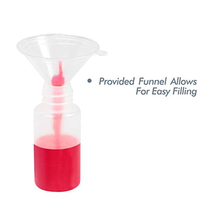 Falling in Art 1oz Needle Tip Squeeze Bottle, Precision Tip Applicator Bottle with a Funnel for Small Gluing Projects, Acrylic Painting, 6 Pack