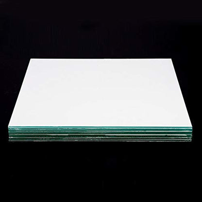 StonyLab Glass Backed TLC Classical Silica Gel Plate, 20 x 20 cm Thin Layer Chromatography Analytical Plate with Silica Gel, Pack of 10
