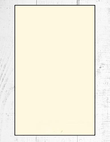 Colored Copy Writing and Printing Paper, 20 Pound, 75 GSM, 8.5"x14"/ Legal Size, 500 Sheets Per Ream. (500, Cream) - color: Cream