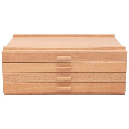 HG Art Concepts Artists Storage Chests - Premium Studio Organizer for Paint Tubes, Brushes, Pencils, Markers, & More! - 4 Drawer - 2 Pack - size: 4 Drawer 2 Pack
