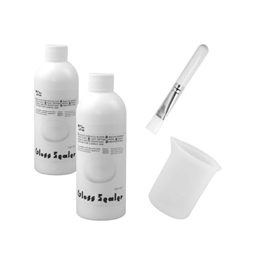 Eco-Friendly Acrylic Gloss Sealer Varnish - Fading & Water Resistance - Fast Drying for Concrete Gypsum Plaster (16.9) - color: 16.9