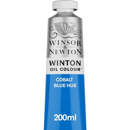 Winsor & Newton Winton Oil Color, 200ml (6.75-oz) Tube, Cobalt Blue Hue - color: Cobalt Blue Hue, size: 6.75 Fl Oz (Pack of 1), style: 6.75-oz Tube