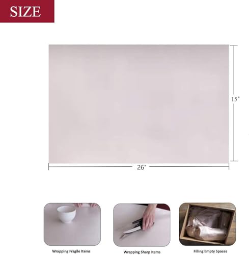 WAUPPY 400 Sheets Newsprint Packing Paper Sheets for Moving, Shipping, Box Filler, Wrapping and Protecting Fragile Items 10 Lbs (26” x 15”) - size: 400 Sheets (15"W x 26"L)