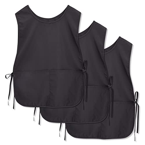 Cobbler Aprons with Pockets, Unisex Work Smocks (3 Pack, 19 x 28 In)