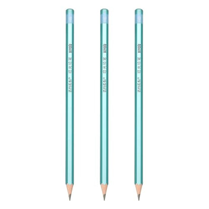 PATIKIL HB Drawing Pencils for Sketching, Set of 3 Hexagonal Graphite Sketch Pencils Professional Sketching Art Supplies for Drawing Shading Writing Art Artists Beginners, Black - style: HB
