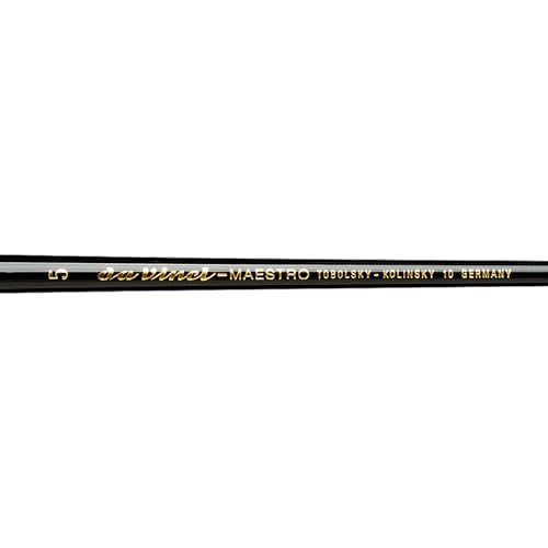 da Vinci Watercolor Series 10 Maestro Paint Brush, Round Kolinsky Red Sable, Size 5 - size: Size 5, style: Round Series 10