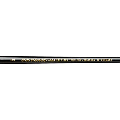 da Vinci Watercolor Series 10 Maestro Paint Brush, Round Kolinsky Red Sable, Size 5 - size: Size 5, style: Round Series 10