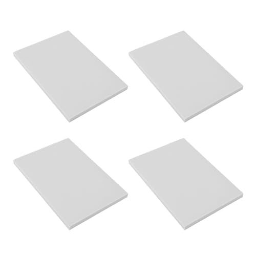 Rubber Stamp Block Easy Carving Premium Soft Rubber DIY Printmaking Stamp Making Craft Kit for Beginners Professionals Scrapbooking 10PCS 10x15x0.8cm (White) - color: White