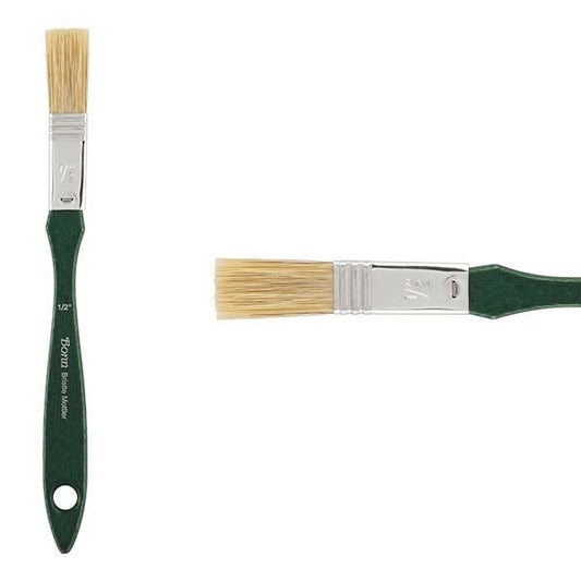 Creative Mark Bonn Bristle Blend Mottler Brush - Mottler Synthetic Hair Paint Brush for Large Scale Work, Acrylic or Oil Paint, and Artists - 0.5 Inch - size: 0.5 in