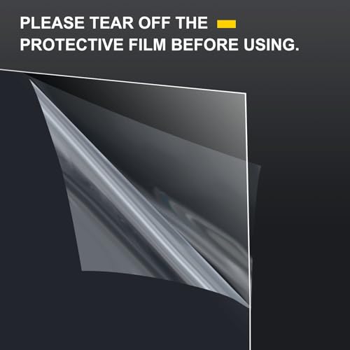 Beeveer 2 Roll of 48 x 96 Inch Extra Large PET Sheets, Transparent Clear Flexible Plastic Sheet for Craft, Picture Frames, Sign Blank, DIY Display Project, Protective Barriers - size: 48 x 96 Inch