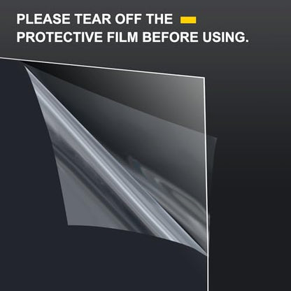 Beeveer 2 Roll of 48 x 96 Inch Extra Large PET Sheets, Transparent Clear Flexible Plastic Sheet for Craft, Picture Frames, Sign Blank, DIY Display Project, Protective Barriers - size: 48 x 96 Inch