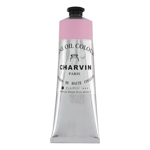 Charvin Extra Fine Oil Paint 150 mL Tube Eva Pink – Professional Artist Oil Color, Archival Quality, Smooth Finish, Nature-Inspired Tone - color: Eva Pink