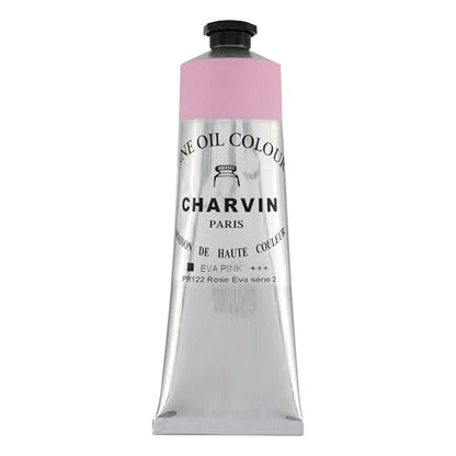 Charvin Extra Fine Oil Paint 150 mL Tube Eva Pink – Professional Artist Oil Color, Archival Quality, Smooth Finish, Nature-Inspired Tone - color: Eva Pink