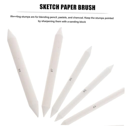 LALAFINA 69pcs Sketch Tool Set Stumps Tortillions Sandpaper Pencil and Eraser for Artists Students and Beginners for Blending Shading and Detailing