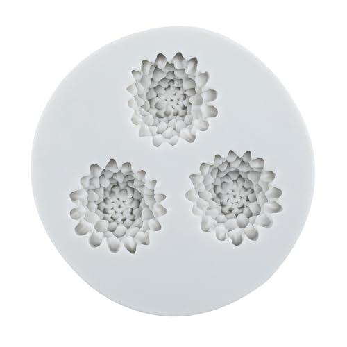 Sunflower Daisy Silicone Mold Daisy Flower Polymer Clay Molds for DIY Crafts Epoxy Resin Casting Air Dry Polymer Clay Plaster Jewelry Making - color: Style H