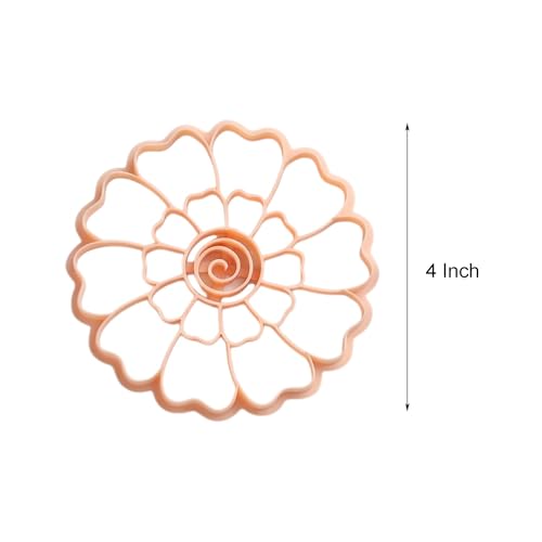 GOTO CLAY TOOLS Trinket Dish Cutter for Polymer Clay, Flower Trinket Dish Cutter, 4 inch Length, Embossed Polymer Clay Cutters, Sharp Edge - color: FLOWER