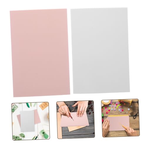 Uonlytech 4pcs Rubber Carving Blocks White Linoleum Printmaking Tools for Stamp Making for Beginners Craft Projects Smooth Carving for Detailed Designs