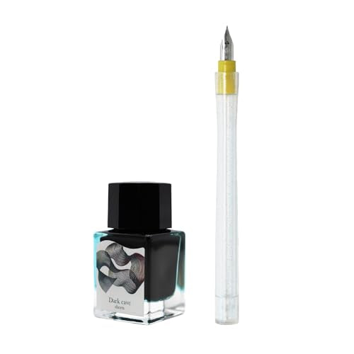 Sailor Fountain Pen Dip Pen Ink Set - Dipton+hocoro - Dark Cave/Scene Calligraphy 10-0251-703 - color: Dark Cave/Scene
