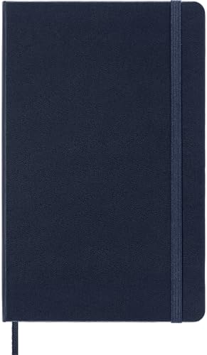 Moleskine Art Sketchbook, Hard Cover, Large (5" x 8.25") Plain/Blank, Sapphire Blue, 104 Pages