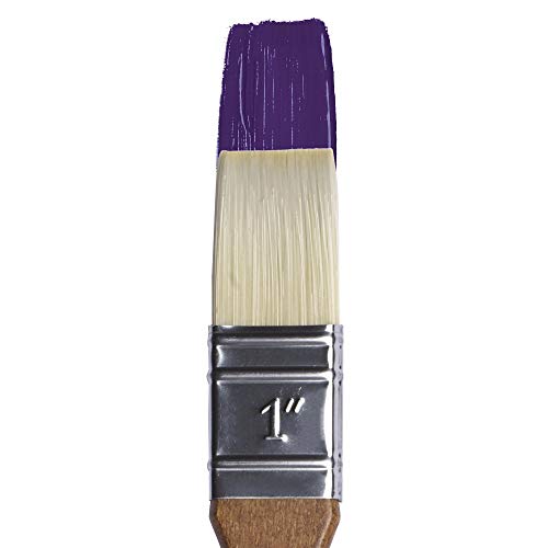 Winsor & Newton Artists' Oil Synthetic Brush, Glaze 1" - style: Glaze 1"