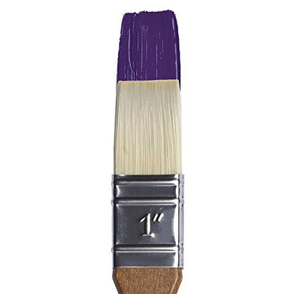 Winsor & Newton Artists' Oil Synthetic Brush, Glaze 1" - style: Glaze 1"