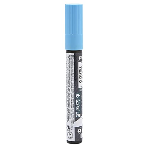 Pebeo 7A Marter Fabric Marker, 4 mm, Pastel Blue - color: Pastel Blue