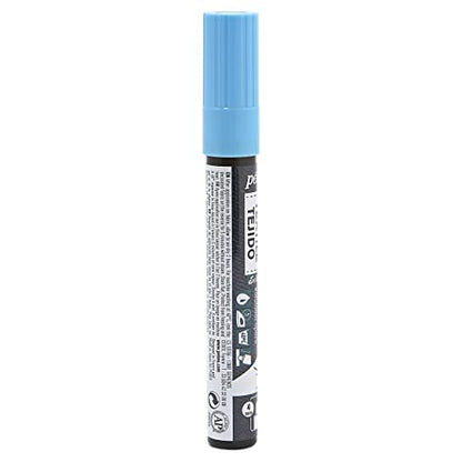 Pebeo 7A Marter Fabric Marker, 4 mm, Pastel Blue - color: Pastel Blue