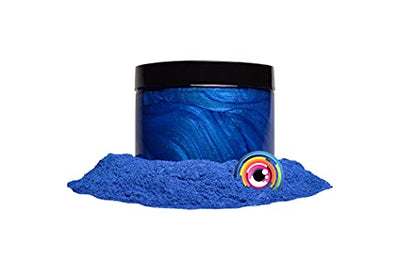 Eye Candy Pigments Premium Blue Mica Powder - Ajisai Blue (50gr) - for Epoxy, Resin, Soap, Paint, Woodworking, Acrylic Pouring, Bath Bombs, Fishing Lures - DIY Arts and Crafts Additive - color: Ajisai Blue