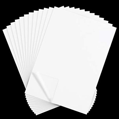 100 Pcs Carbon Transfer Paper Tracing Paper 11.7"×8.3" for Transfer Pattern on Wood, Paper, Canvas (White) - color: White