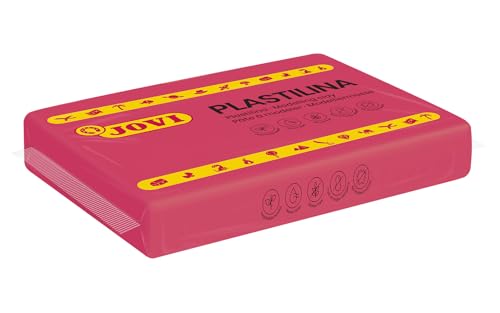 Jovi - Non-Hardening Modeling Clay, 4 Dark Red Bars, 0.77 lb Each | 3.3 lb total, Professional Arts and Crafts Non-Toxic and Gluten Free plasticine - color: Ruby Red