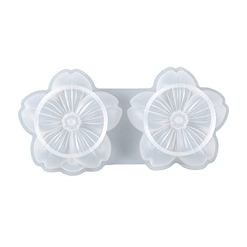 Crystal Epoxy Crown Flowers Mold Plaster Mold Decoration Silicone Pendant for Craft Silicone Pendant for Resin Casting - color: B