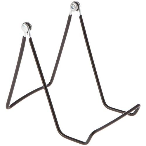 GIBSON HOLDERS 6A Adjustable Black Wire Display Easel, 3.5" W x 4.75" D x 4.75" H - size: 1-Pack