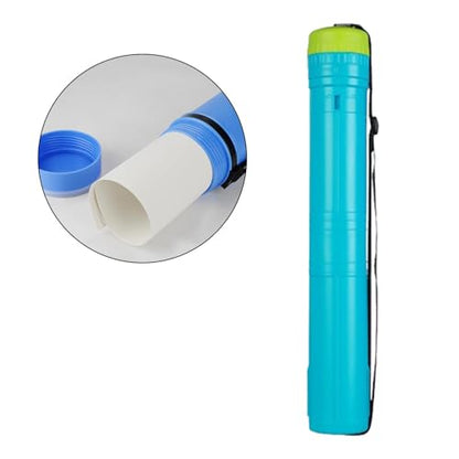HouseVibe Expandable Poster Tube Telescoping Document Storage with Strap Multifunctional Art Painting Tube for Pictures Scrolls 17.32-29.72inch