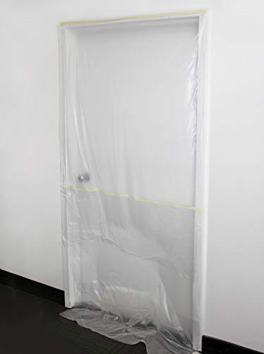 VViViD Chemical Grade Heavy-Duty Self-Adhesive Tape and Drape Masking Film Plastic Drop Cloth (1 Pack (60" x 108ft)) - size: 1 Pack (60" x 108ft)