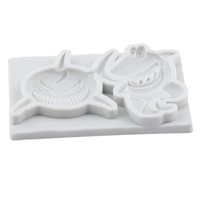 Shark Crocodile Polymer Clay Mold Shark Alligator Silicone Molds for DIY Crafts Epoxy Resin Casting Air Dry Polymer Clay Plaster Jewelry Making - color: Style F
