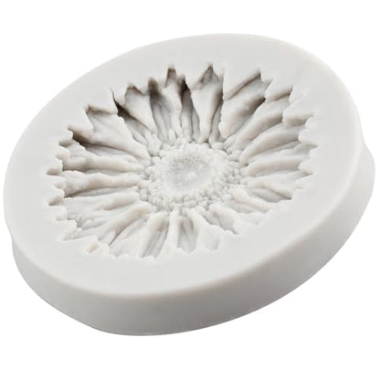 Chrysanthemum Flower Polymer Clay Molds Flower Silicone Mold for DIY Crafts Epoxy Resin Casting Air Dry Polymer Clay Plaster Jewelry Making - color: Style J