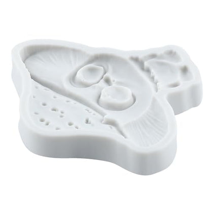 Cartoon Mushroom Silicone Mold Mushroom Polymer Clay Molds for DIY Crafts Epoxy Resin Casting Air Dry Polymer Clay Plaster Jewelry Making - color: Style D