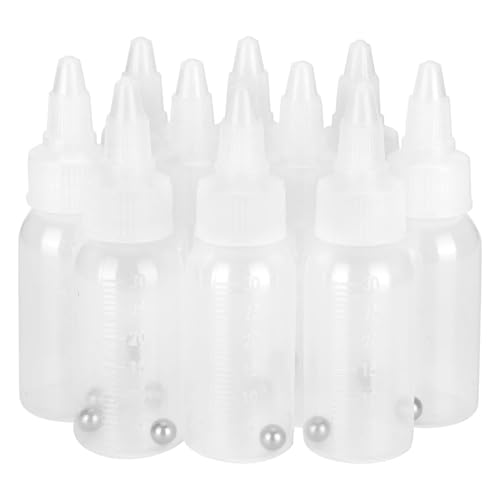 10PCS Paint Bottles, 30ml Airbrush Bottles, Paint Containers Suitable for Storing Various Paints and Other Liquids