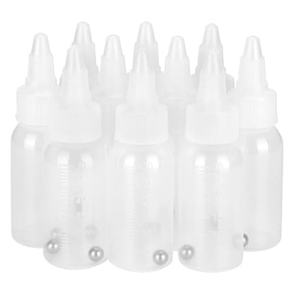 10PCS Paint Bottles, 30ml Airbrush Bottles, Paint Containers Suitable for Storing Various Paints and Other Liquids