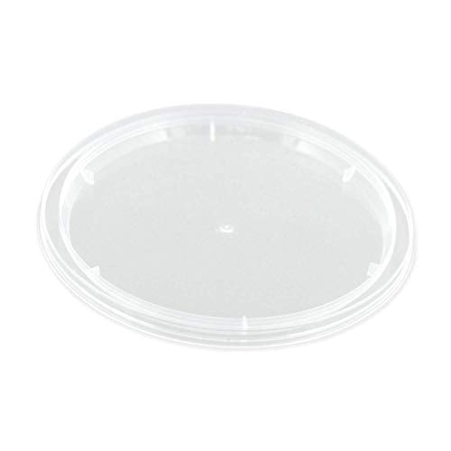 Custom Shop/TCP Global Full Case of 100 Cups with 50 Lids - 1/2 Pint (10oz) Paint Mixing Cups - Cups Have Calibrated Mixing Ratios on Side of Cup