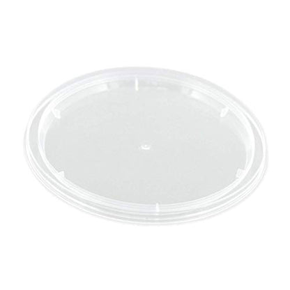 Custom Shop/TCP Global Full Case of 100 Cups with 50 Lids - 1/2 Pint (10oz) Paint Mixing Cups - Cups Have Calibrated Mixing Ratios on Side of Cup
